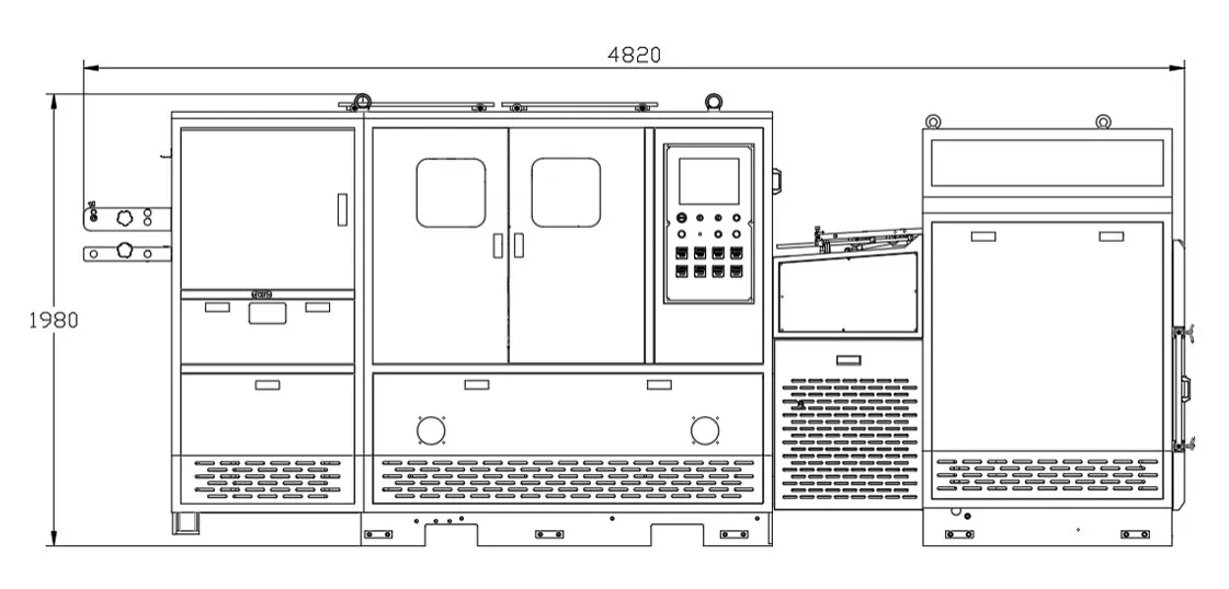Fully Automatic Flat-bed Hot Foil Stamping Machine Flowchart