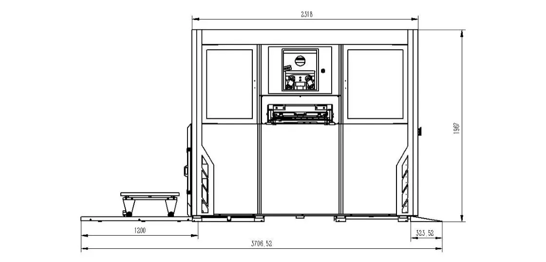 Full Automatic Sheet-fed Heavy-duty Foil Stamping Machine Flowchart
