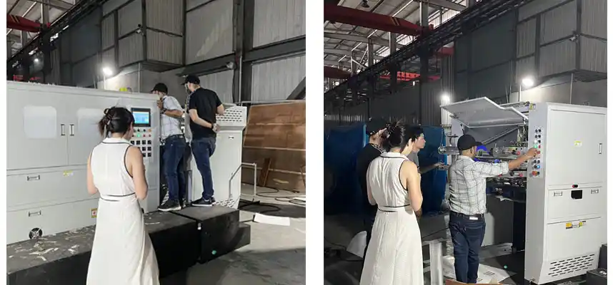 on-site Hot Foil Stamping Machine training