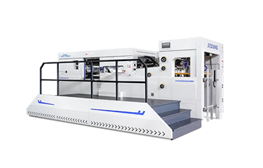 fully automatic flat die cutting and waste stripping machine 