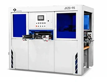 Why does a 4,800 s/h automatic foil hot stamping machine need a ductile‑iron frame?